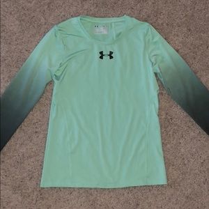 Mint Under Armour Long Sleeve Shirt